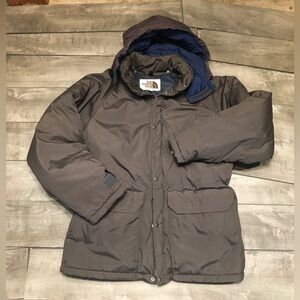 The North Face 80s Mens Brown Goose Down Puffer Puffy Jacket Coat Vintage Large